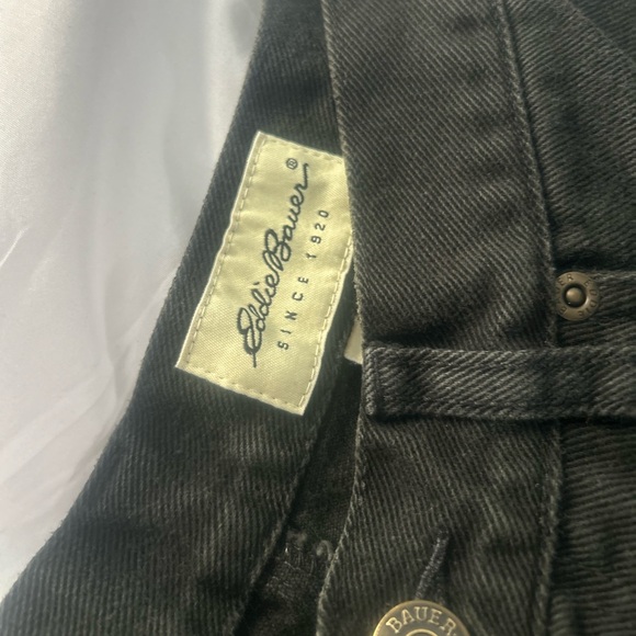 Eddie Bauer charcoal gray Relaxed Fit Capri Cropped Jeans Women’s Size 4 - Picture 6 of 12